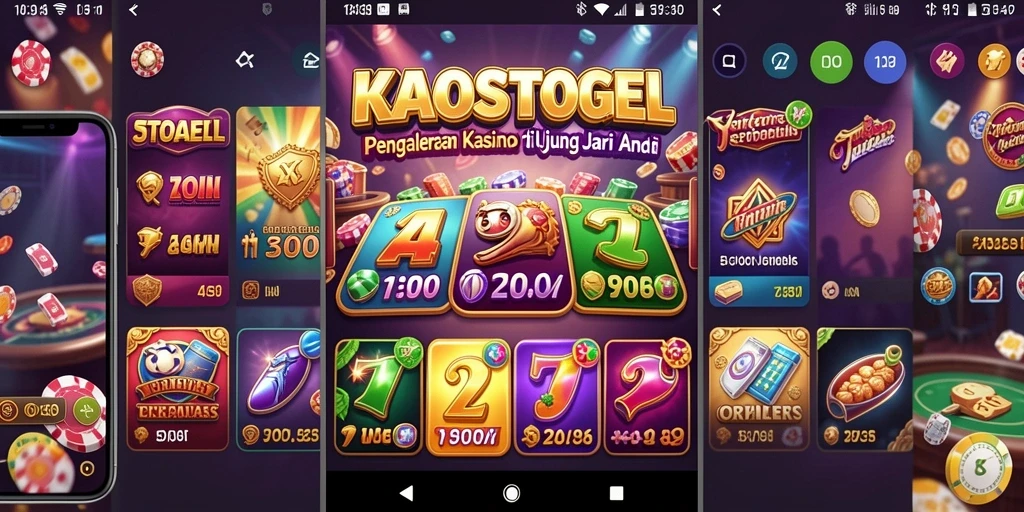Tampilan menarik dari KAOSTOGEL dalam gameplay Kasino.