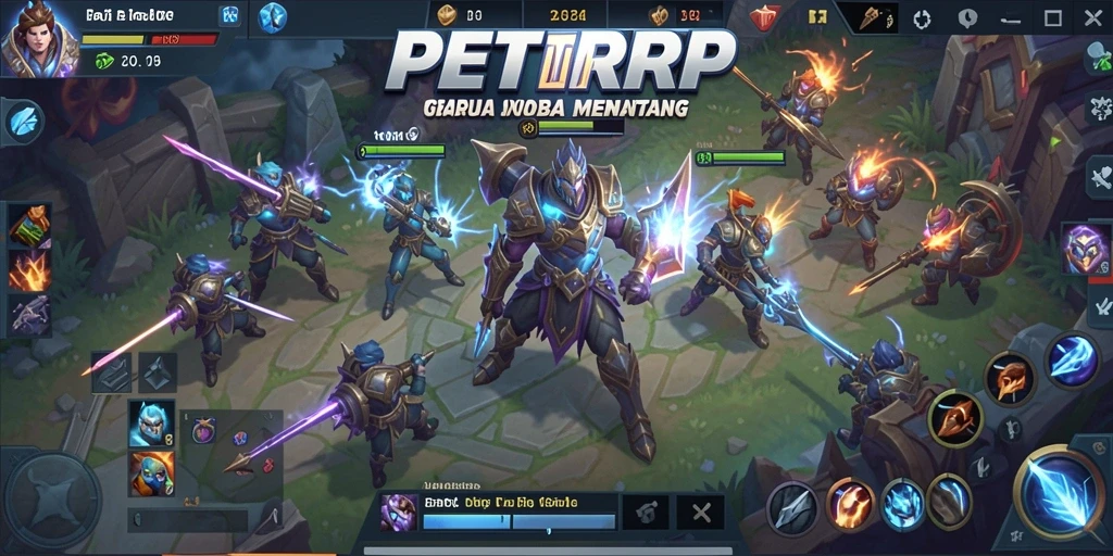 Tampilan seru dari pertarungan MOBA di PETIRRP.