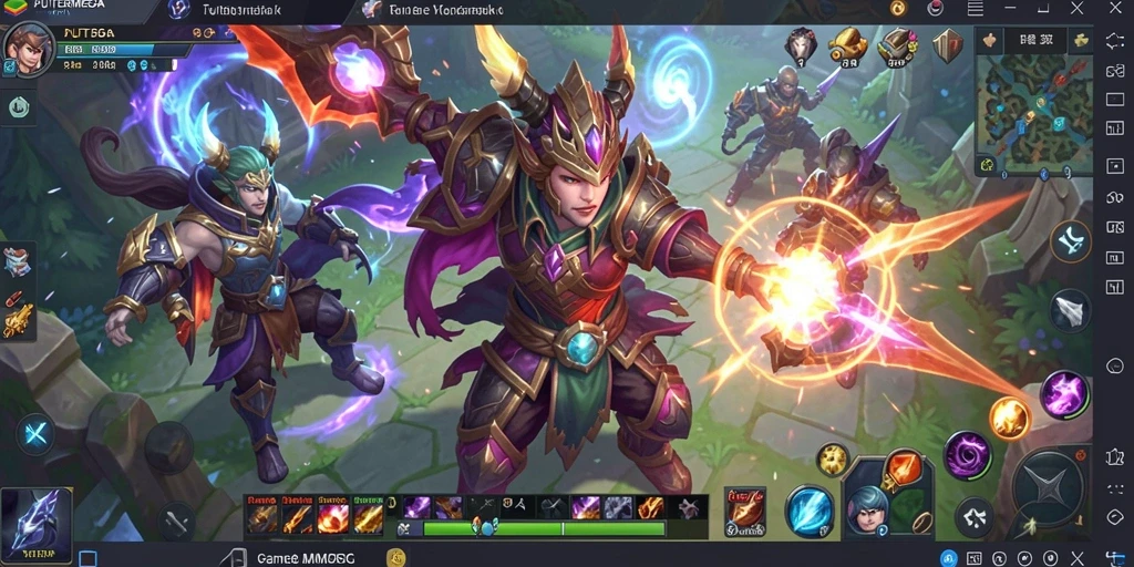 Gameplay seru PUTERMEGA dalam dunia MMORPG.