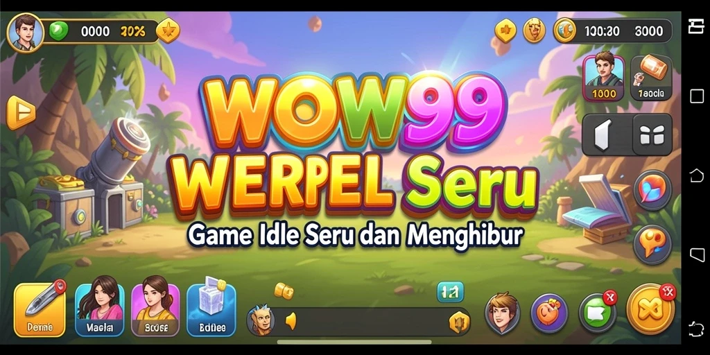 Tampilan gameplay WOW99 yang menarik dan penuh warna.